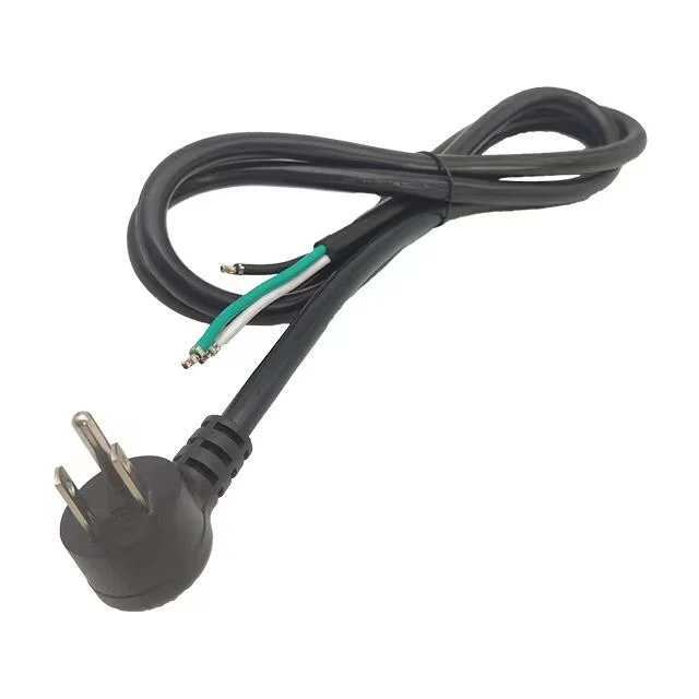 Original Manufacturer for ETL Certificated Us 3 Pin 90 Degree Male AC Plug to Female Socket with Sjt Power Cable