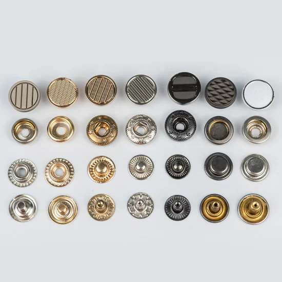 Clothing Brand Custom Plating Key Magnetic Steel Luxury Customized Copper Snap Buttons