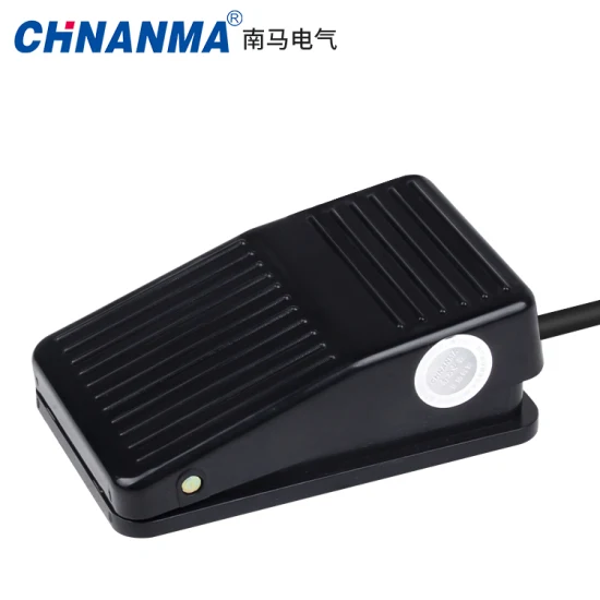 Ce Approved Waterproof Metal Industrial 15A 250V 3PDT USB Foot Pedal Switch (FS